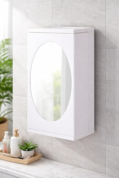 Wall Mounted Bathroom Cabinet with Mirror | Modern Storage Organizer for Bathroom