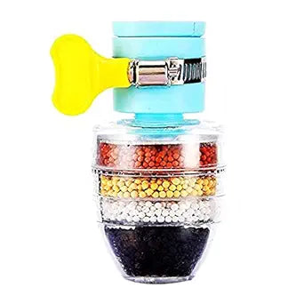 Water Filter Faucet – 5 Layer Faucet Water Purifier with Lock Clip