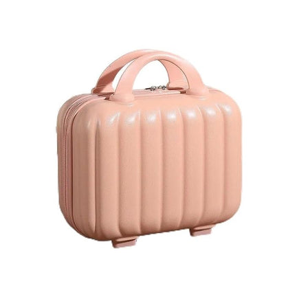 Mini Hard Shell Travel Makeup Case & Cosmetic Vanity Organizer