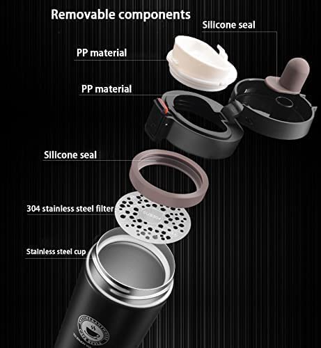 Coffee Mug Travel Stainless Steel Leak Proof Hot & Cold Coffee Tumbler