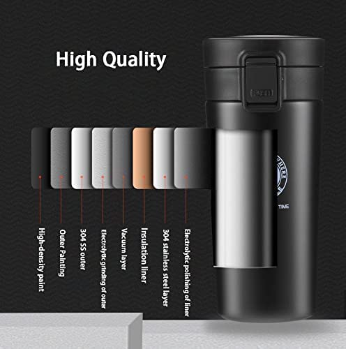 Coffee Mug Travel Stainless Steel Leak Proof Hot & Cold Coffee Tumbler