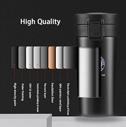 Coffee Mug Travel Stainless Steel Leak Proof Hot & Cold Coffee Tumbler