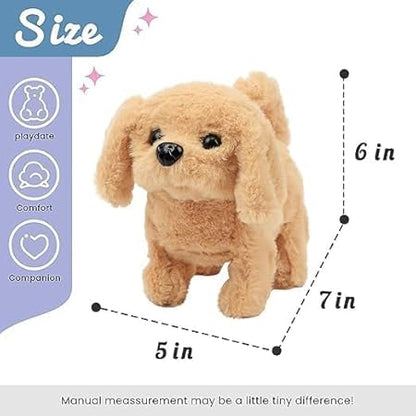Cute Hopping Walking Dog Toy – Battery Operated Plush Puppy for Kids