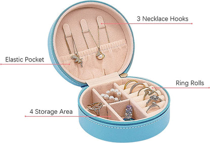 ROUND JEWELLRY ORGANIZER BOX