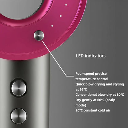Leafless Hair Dryer for Women & Men | Fast Drying Hair Dryer | 3 Speed & 3 Heat Settings