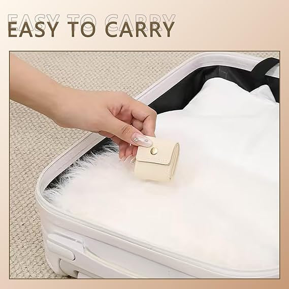 Small Travel Jewellery Case – Portable Mini Jewelry Organizer Box for Rings, Earrings & Accessories