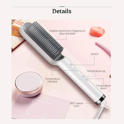 HAIR STRAIGHTENER COMB BRUSH