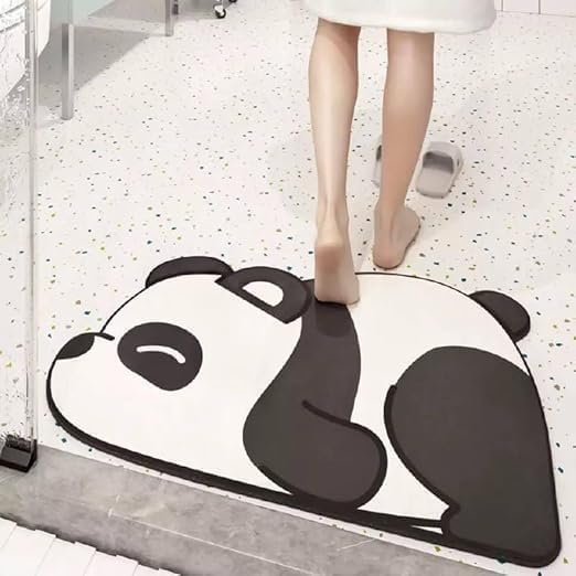 Panda Mat Sleep – Cute Cartoon Panda Non-Slip Bathroom Floor Mat 60*40 CM