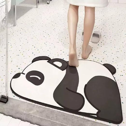 Panda Mat Sleep – Cute Cartoon Panda Non-Slip Bathroom Floor Mat 60*40 CM