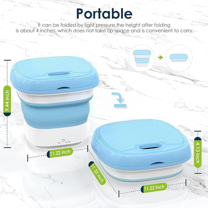 Mini Folding Washing Machine – Compact & Portable Laundry Washer
