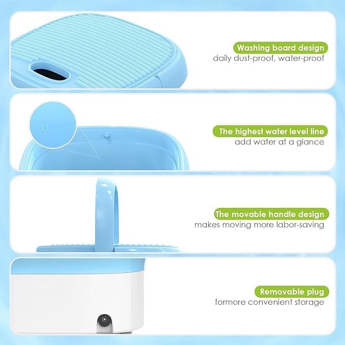 Mini Folding Washing Machine – Compact & Portable Laundry Washer