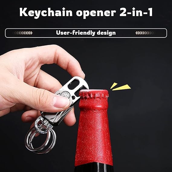 5-in-1 Keychain with Bottle Opener & Tools