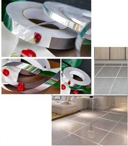 Silver Decorative Tape , For Floor, Wall, Metal(1CM x 50METER)
