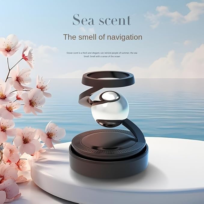 Solar Rotating Car Air Freshener & Aromatherapy Diffuser