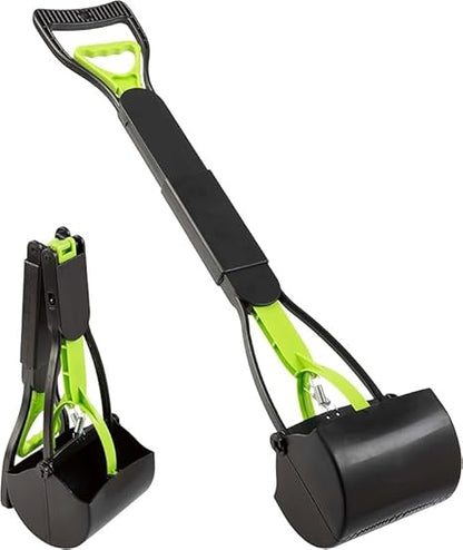 Pooper Scooper - Foldable Cat and Dog Poop Scoop with Ergonomic Handle