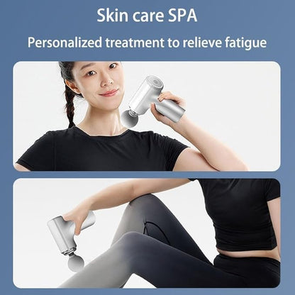 Mini Body Massage Gun | Deep Tissue Muscle Relaxation Massager with 4 Attachments