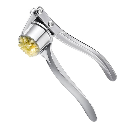 Garlic Press Mincer Ginger Crusher Peeler Squeezer