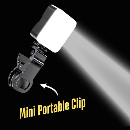 LED Pocket Video Mobile Light RGB | Rechargeable Mini LED Camera Light for Video & Photography