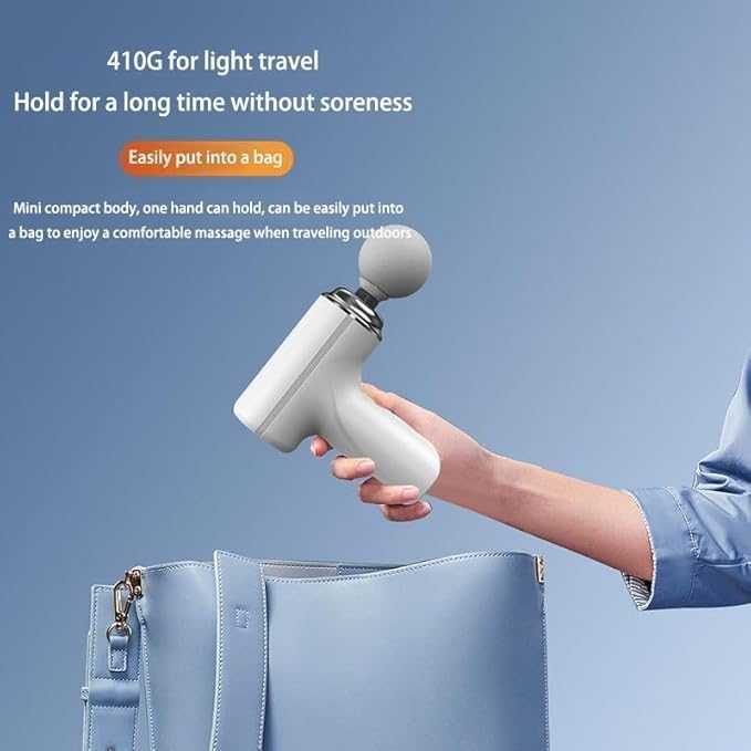 Mini Body Massage Gun | Deep Tissue Muscle Relaxation Massager with 4 Attachments