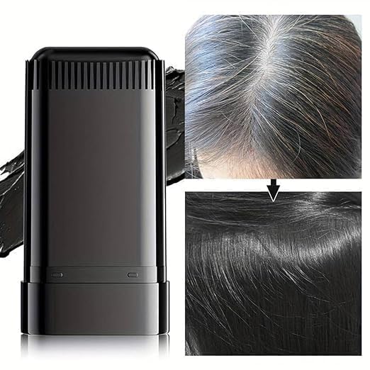 2 in 1 Instant Hair Color Stick | Waterproof Hair Dye Comb for White Hair Coverage