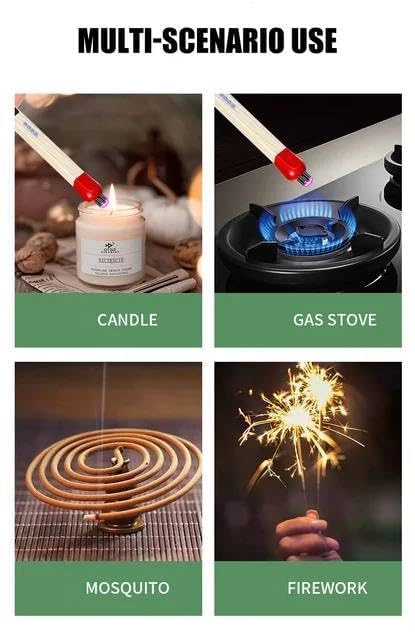 Rechargeable Match Stick Gas Lighter With USB Cable | Electric Kitchen Stove Lighter