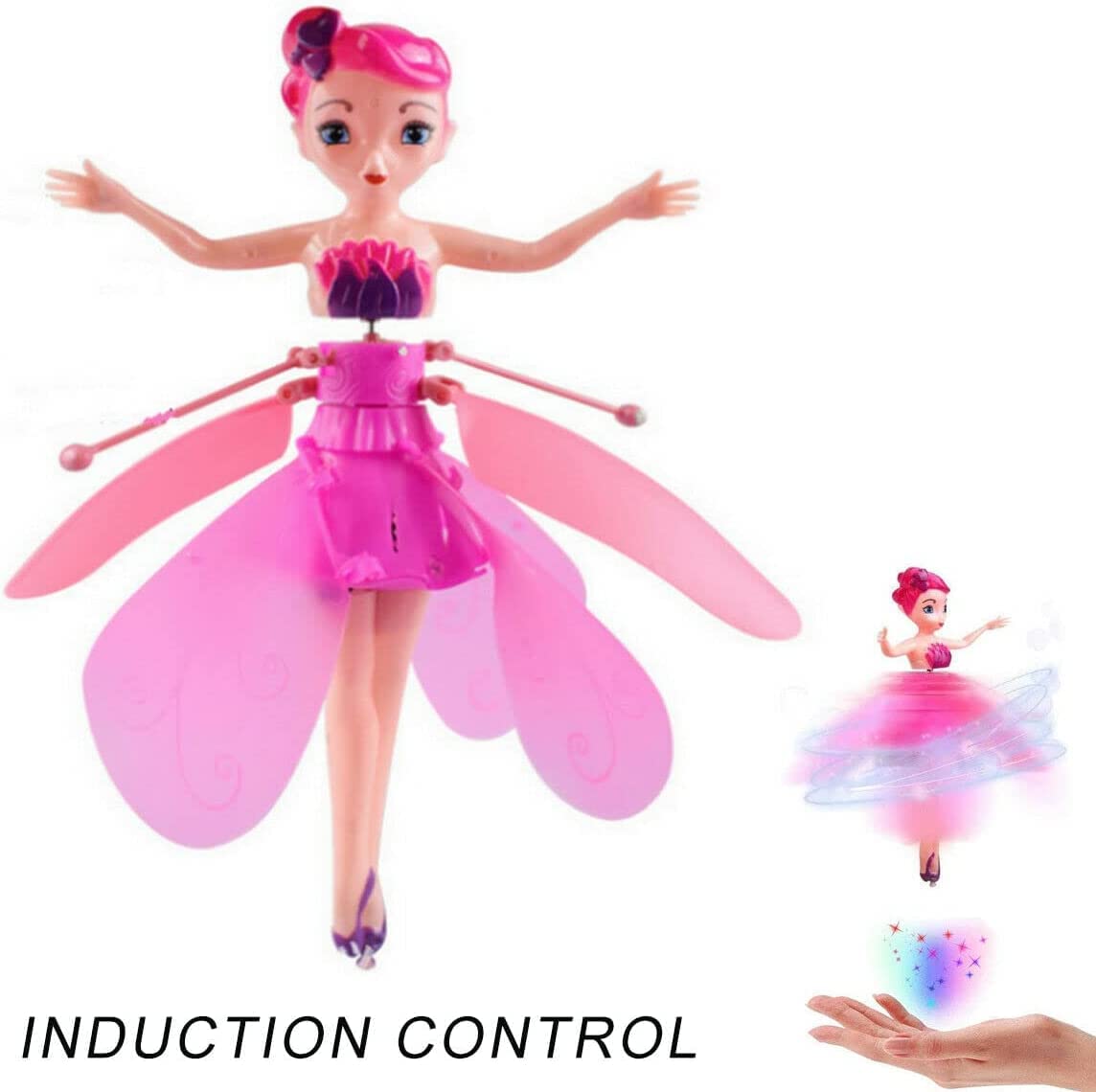 Flying Fairy Dancing Doll Toy for Girls – Hand Sensor Magic Flying Toy