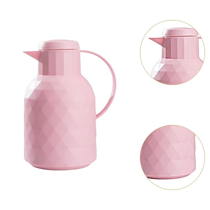 Thermal Hot Water Jug 1000ML | Insulated Coffee & Tea Carafe for Home, Office & Travel
