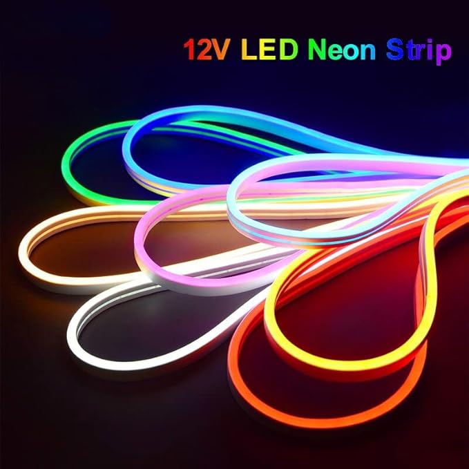 Warm White Neon LED Strip Light 1 Meter – Waterproof Flexible Rope Light