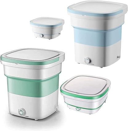 Foldable Mini Portable Washing Machine – Compact Laundry Washer for Travel, Home & Hostel