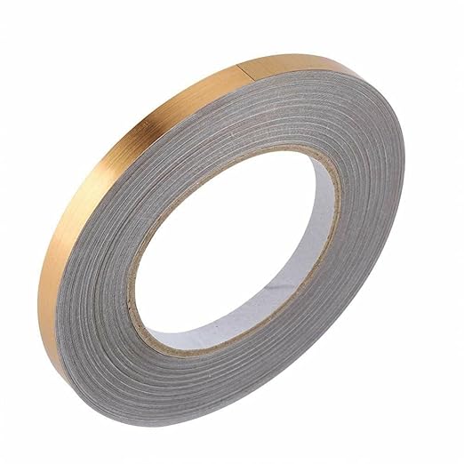 Golden Decorative Tape , For Floor, Wall, Metal(1CM x 50METER)