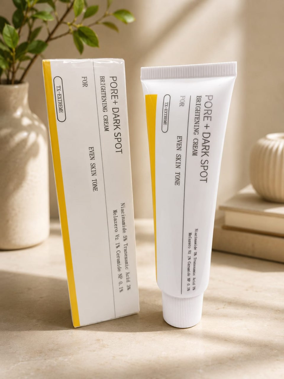 Brightening Cream for Dark Spots & Even Skin Tone | Niacinamide + Tranexamic Acid Face Cream