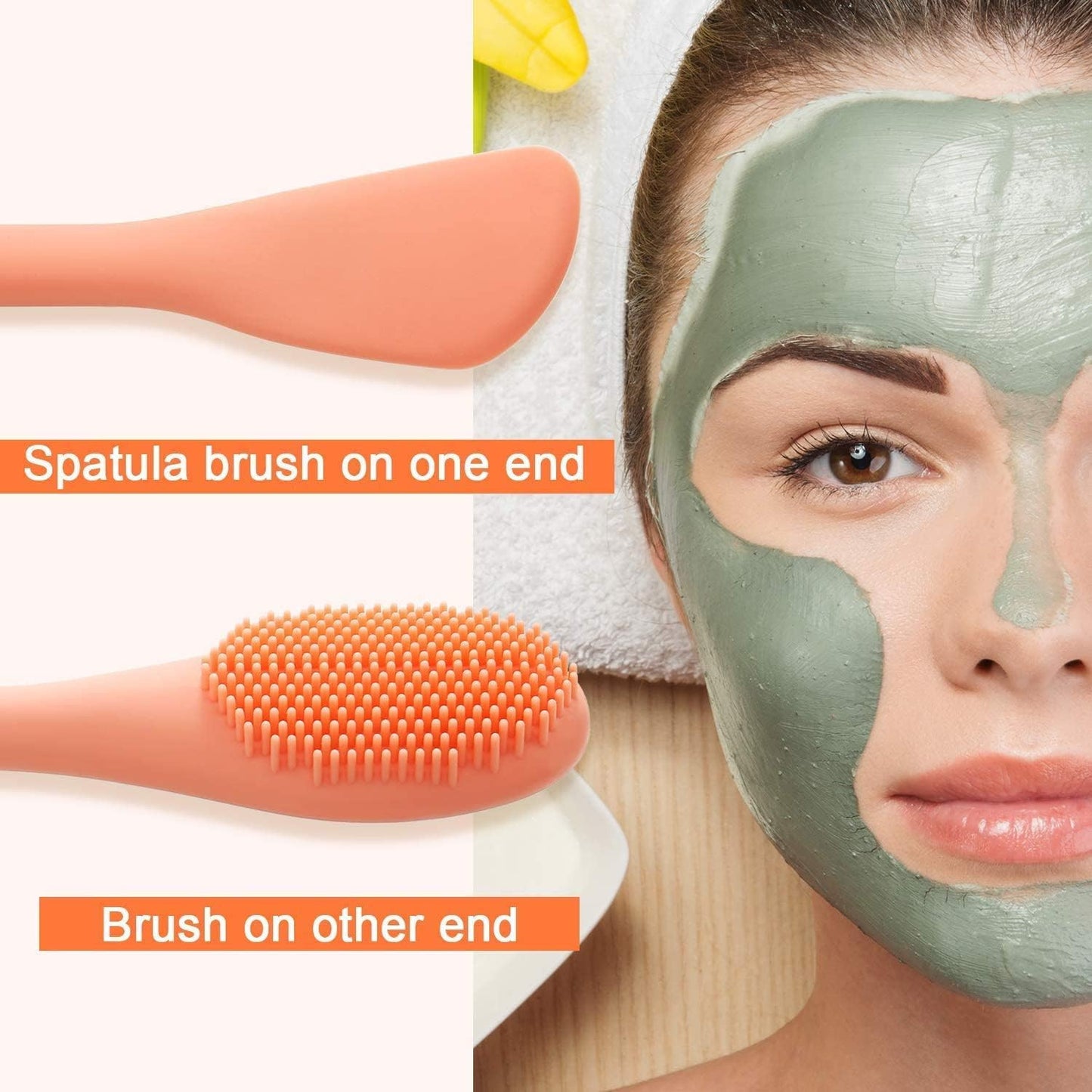 2-in-1 Silicone Facial Cleansing & Massage Brush