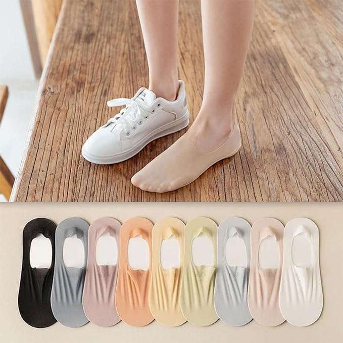 Women's Invisible Nylon Ankle Socks