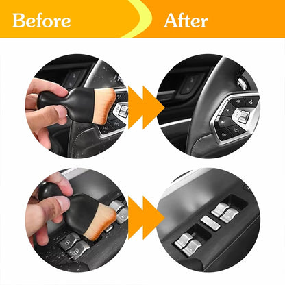 Car Interior Detailing Brush,Soft Bristle Cleaning Car Brush
