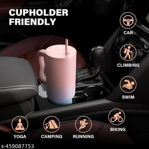 1200 ML HEAVY DUTY TUMBLER WITH STRAW