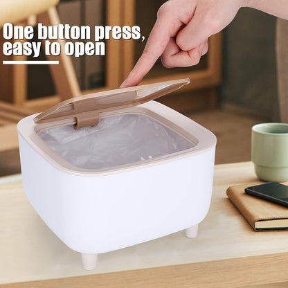 Desktop Dustbin – Compact & Stylish Desk Bin (Square)