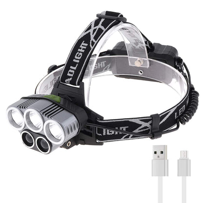 K85 5-LED Headlamp Flashlight 6 Modes
