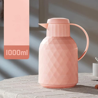 Thermal Hot Water Jug 1000ML | Insulated Coffee & Tea Carafe for Home, Office & Travel