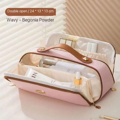 Wave Lady Purse | Stylish PU Leather Handbag for Women | Makeup & Travel Bag