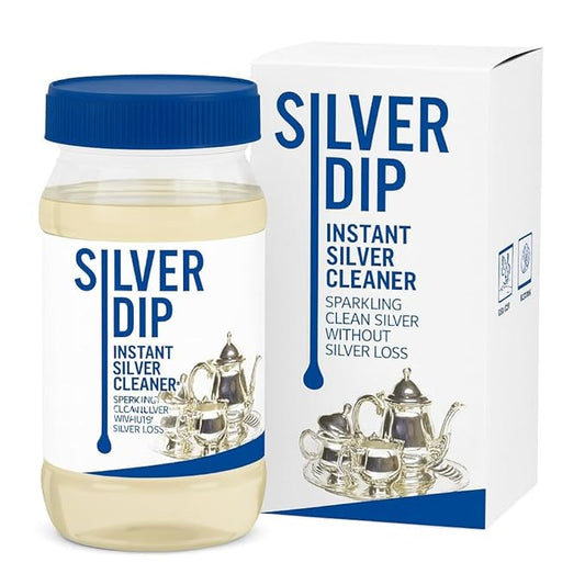 Silver Dip – Fast-Acting Liquid Silver Cleaner | Instant Shine Restorer for Silver Utensils, Jewelry & Home Décor