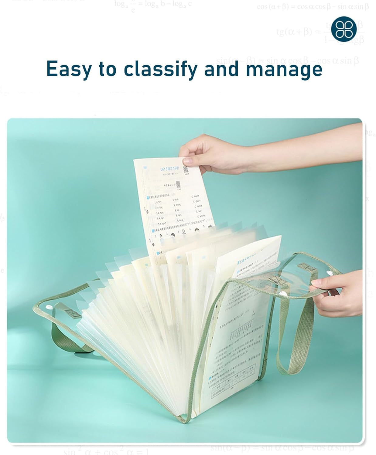 TRANSPARENT A4 PAPER FILE FOLDER