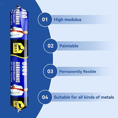 Silicone Waterproof Sealant 9900 – High Strength Leak Proof Adhesive for Bathroom, Kitchen & Roof