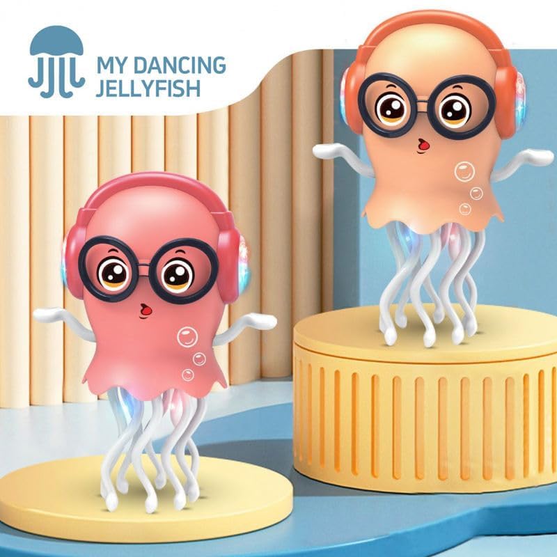 Jellyfish Dancing Toy with Music & LED Lights for Kids