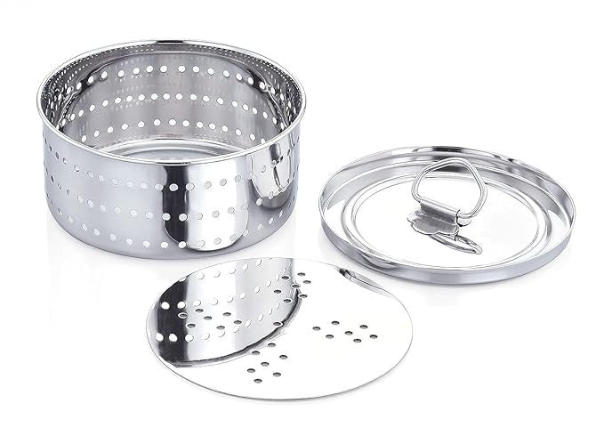 Stainless Steel Paneer Maker with Strainer & Lid