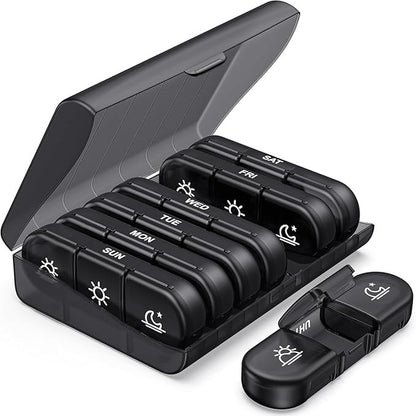 Travel Medicine Box Organizer | Portable Pill Storage Case