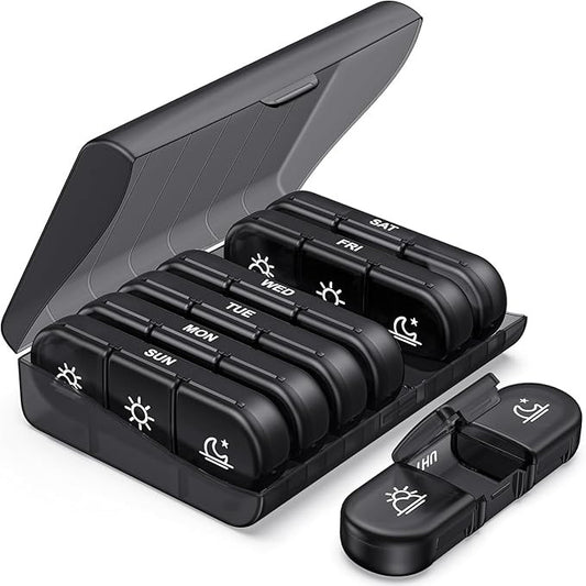 Travel Medicine Box Organizer | Portable Pill Storage Case