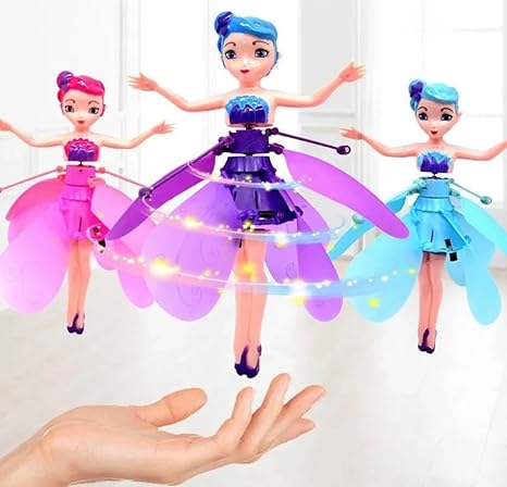 Flying Fairy Dancing Doll Toy for Girls – Hand Sensor Magic Flying Toy