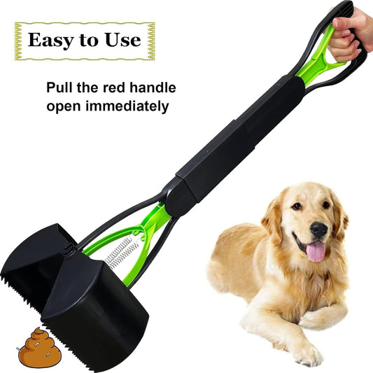 Pooper Scooper - Foldable Cat and Dog Poop Scoop with Ergonomic Handle