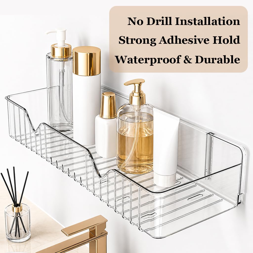 V V Bathroom Shelf – Wall Mounted Storage Rack