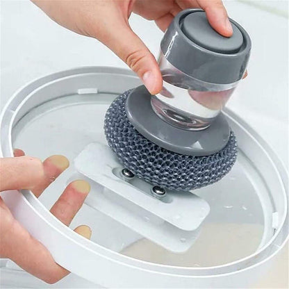 Wire Palm Dish Cleaner Brush | Kitchen Cleaning Scrubber Brush for Utensils